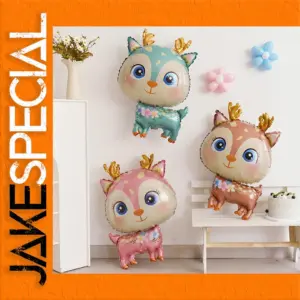Jungle Deer Foil Balloons Set for Celebrations