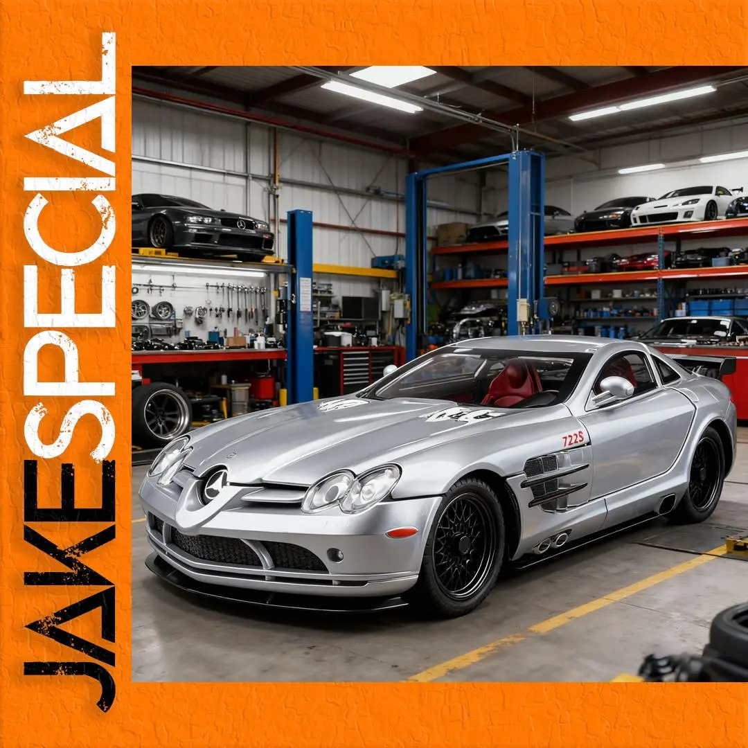 Mercedes-Benz SLR Supercar 1:24 Diecast Model 1 Mercedes-Benz SLR Supercar 1:24 Diecast Model