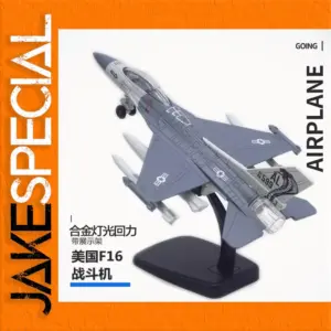 F-16 Fighter Aircraft Model 22cm with Stand