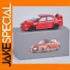 Red Mitsubishi Lancer Evolution V Model 1/64 Scale