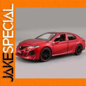 Red Toyota Camry 1:24 Diecast Model with Lights