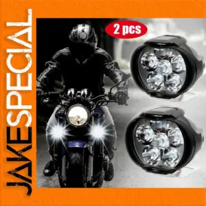 12V 15W Waterproof LED Motorcycle Spotlight