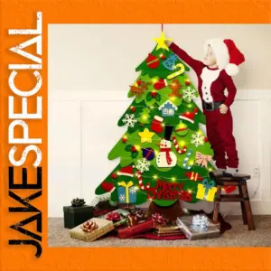 DIY Felt Christmas Tree Wall Hanging Decor