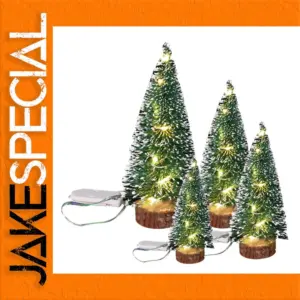 Miniature Christmas Cedar Trees Set (15-30 cm)