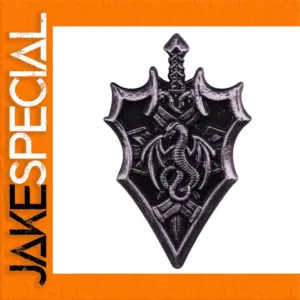 Dragon Lord Shield Enamel Pin 3.5 cm