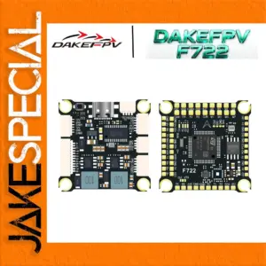 DAKEFPV F722 30x30mm Flight Controller & ESC Stack