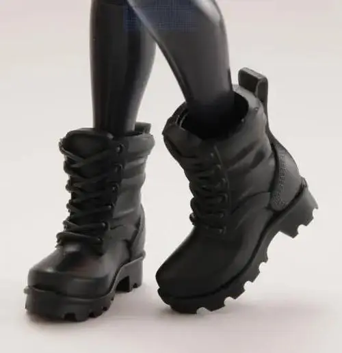 1/12 Scale Black Combat Boots for Figures 14 1/12 Scale Black Combat Boots for Figures - Image 14
