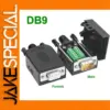DB9 RS232 Serial Connector, Male & Female