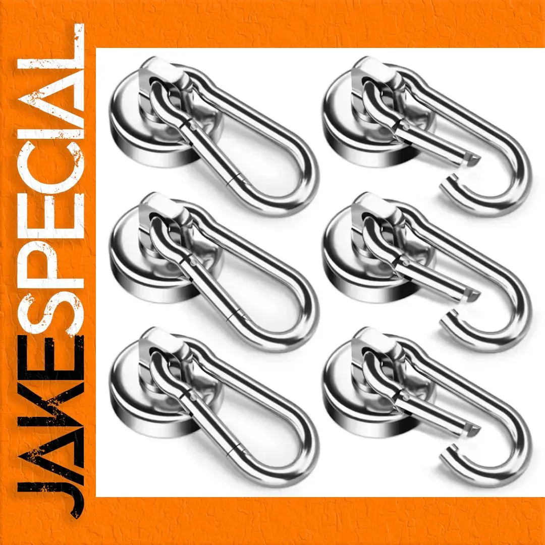 Heavy-Duty Magnetic Hooks Set in Four Lengths 1 Heavy-Duty Magnetic Hooks Set in Four Lengths