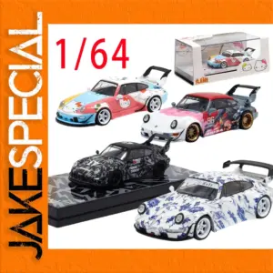 Flame Diecast 1/64 Scale Porsche Model Set