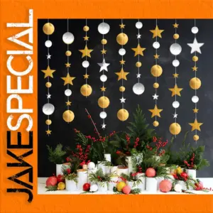 Starry Paper Garland for Celebrations