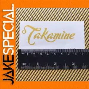 Takamine Electric Guitar Waterslide Decals Set