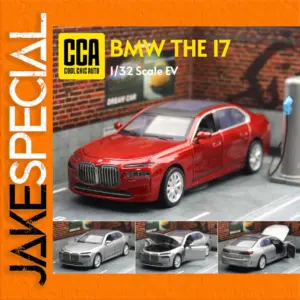 Red BMW I7 G70 1/32 Diecast Model