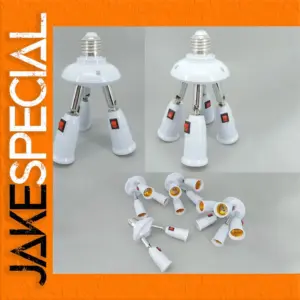 Modern E27 Splitter with Robot Design