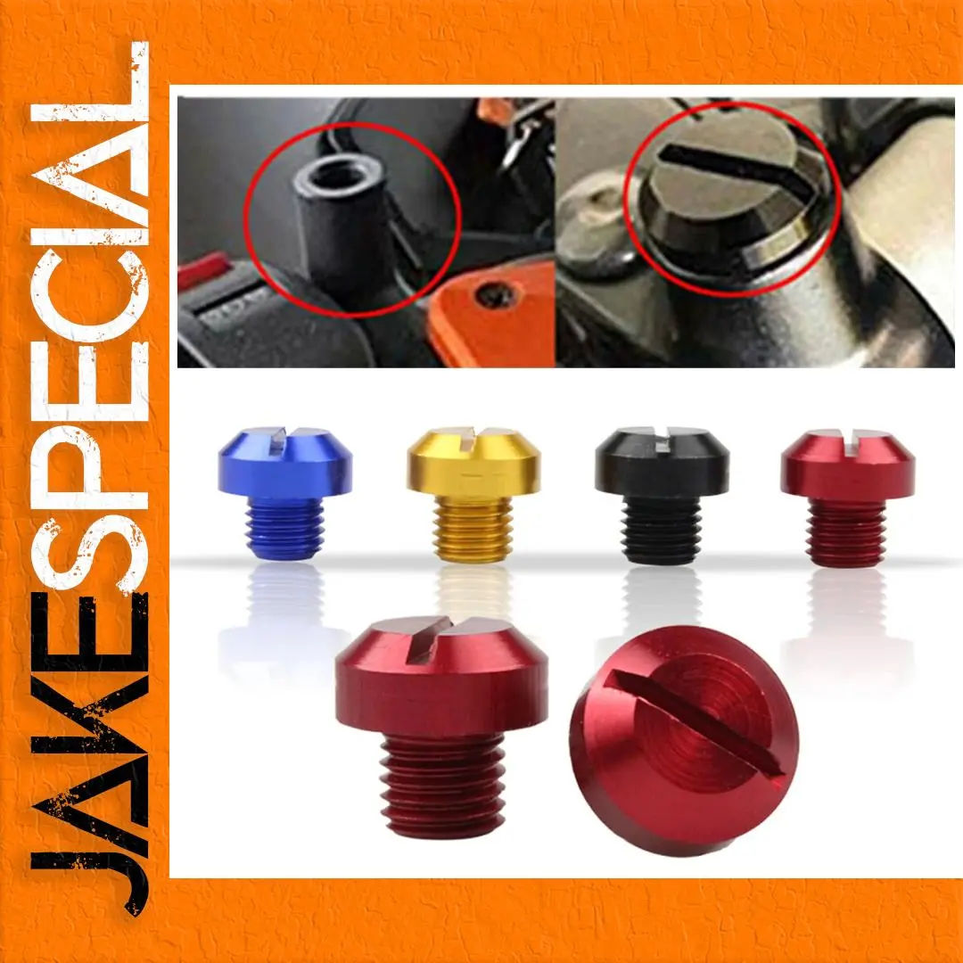 Motorcycle CNC Aluminum Mirror Hole Plug Set 1 Motorcycle CNC Aluminum Mirror Hole Plug Set