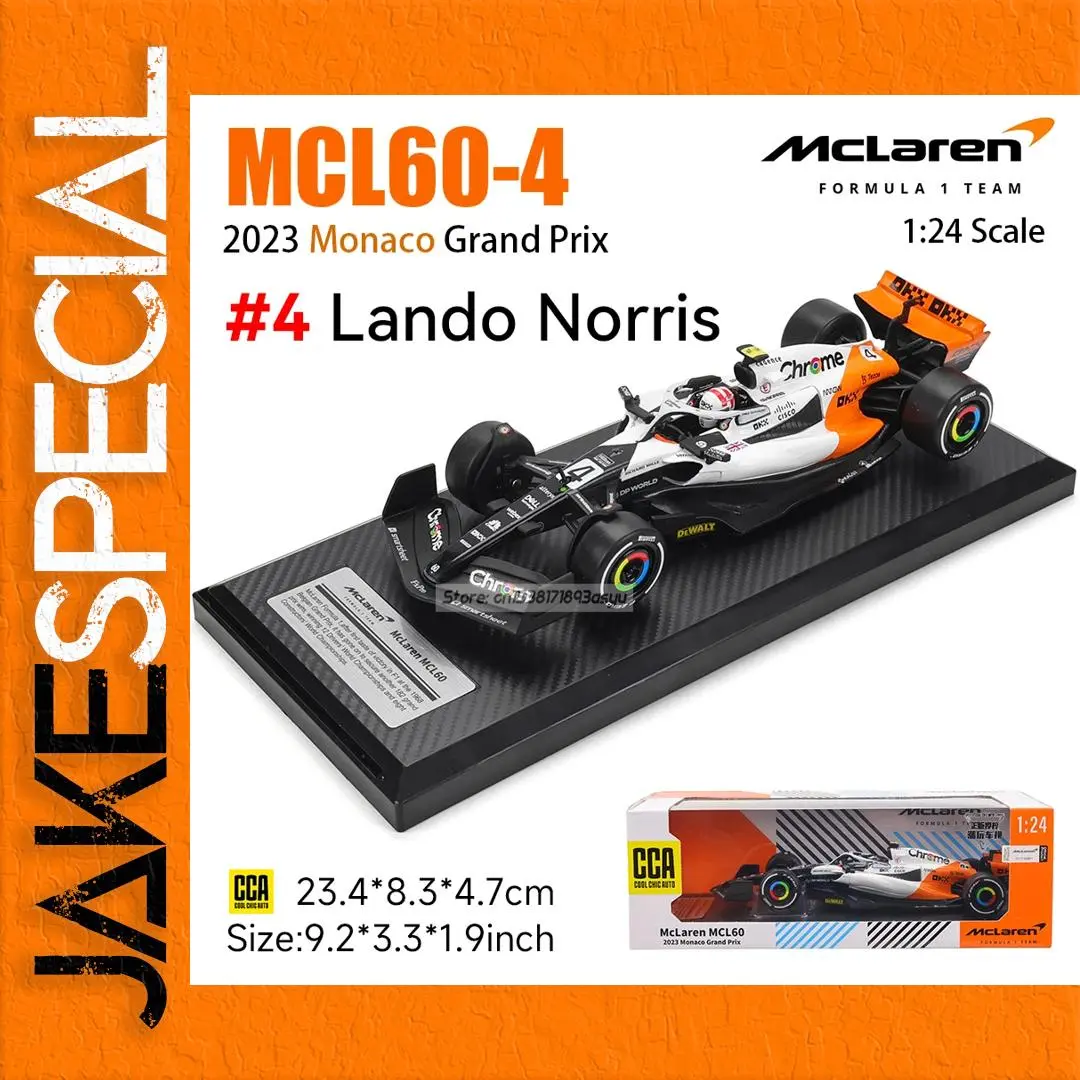 McLaren MCL60 Diecast Model Car 1:24 Scale 1 McLaren MCL60 Diecast Model Car 1:24 Scale