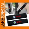 Skoda Seat Belt Cover Set Black Cotton