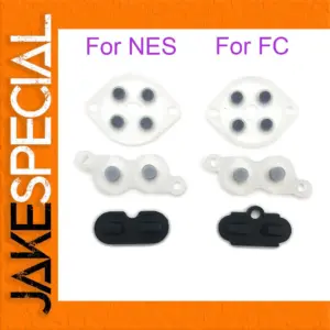 NES FC Super Famicom Controller Rubber Button Set