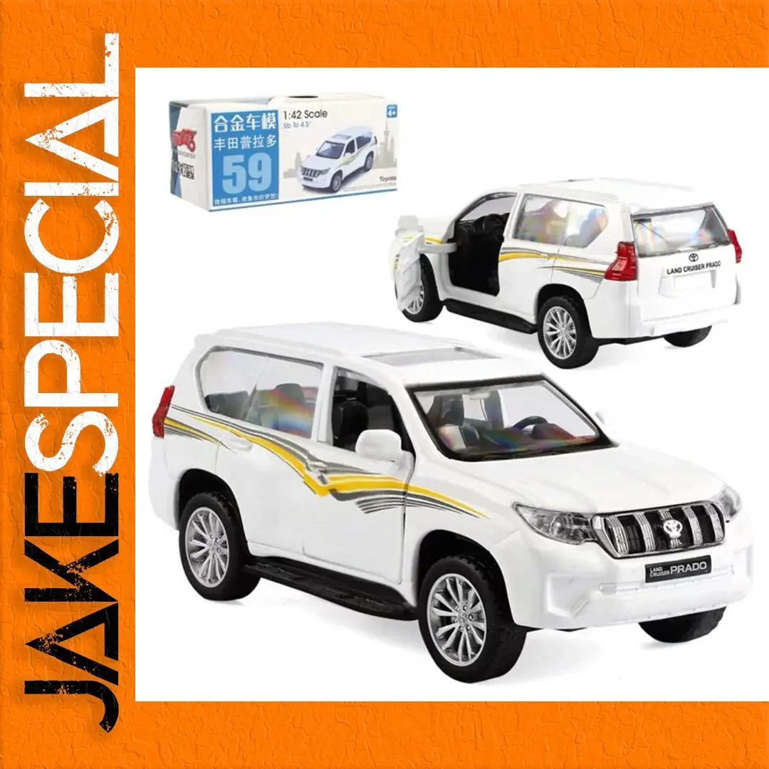 1:42 Scale Toyota Prado SUV Diecast Model 1 1:42 Scale Toyota Prado SUV Diecast Model