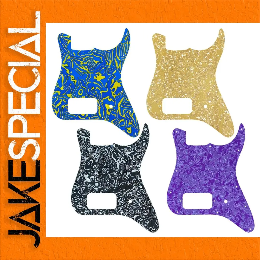 Custom Guitar Pickguard for Mini Strat Guitars 1 Custom Guitar Pickguard for Mini Strat Guitars
