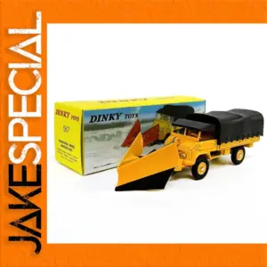 Vibrant Yellow Unimog Snow Shovel Model