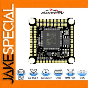 DAKEFPV H743 Flight Controller for FPV Drones