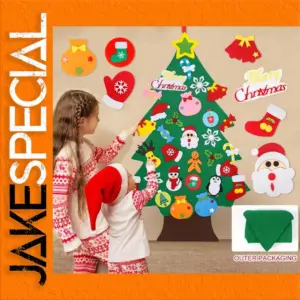 Colorful DIY Felt Christmas Tree Kit for Kids