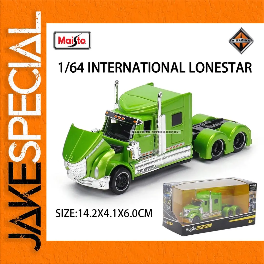 Vibrant Lime Green International Mack Anthem Diecast Model 1 Vibrant Lime Green International Mack Anthem Diecast Model
