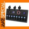 Waterproof Marine Switch Panel with Volt Meter
