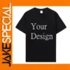 Customizable Black Men's Oversized T-Shirt