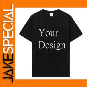 Customizable Black Men's Oversized T-Shirt