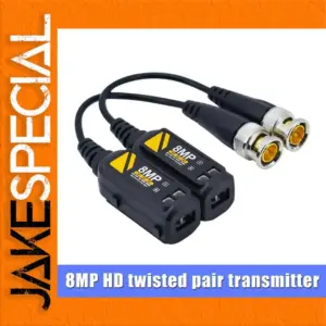 BNC to RJ45 Video Connector for CCTV Systems