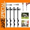 Heavy-Duty Black Ground Anchors Set for Stability