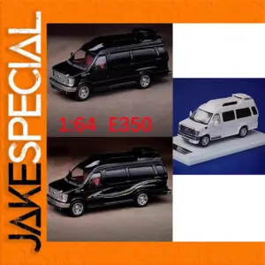 E350 Diecast Model 1:64 Scale Black and White