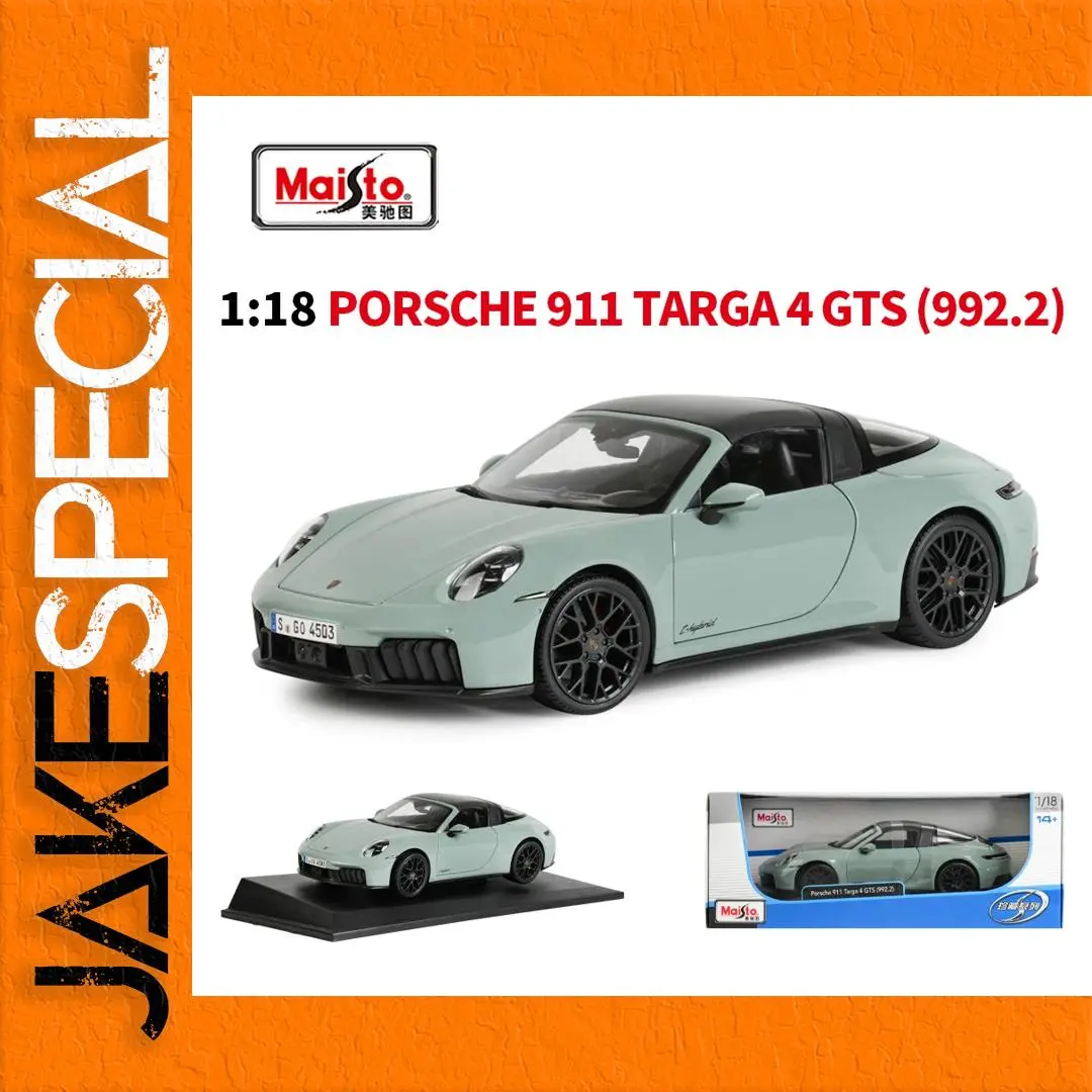 Porsche 911 Targa 4 GTS 1:18 Die-Cast Model 1 Porsche 911 Targa 4 GTS 1:18 Die-Cast Model