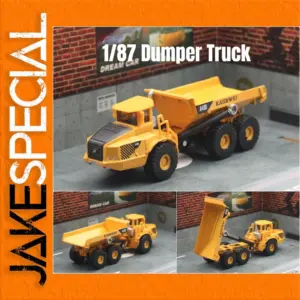 1:87 Yellow Dump Truck Model