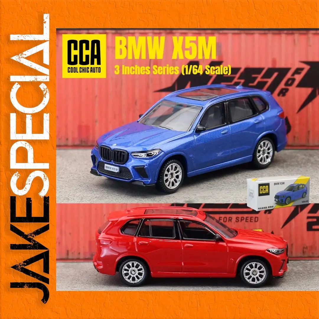 BMW X5M 1:64 Scale Diecast Model in Blue or Red 1 BMW X5M 1:64 Scale Diecast Model in Blue or Red