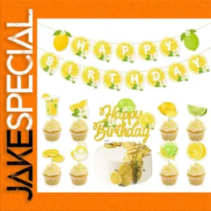 Vibrant Summer Lemon Fruit Party Decor Set