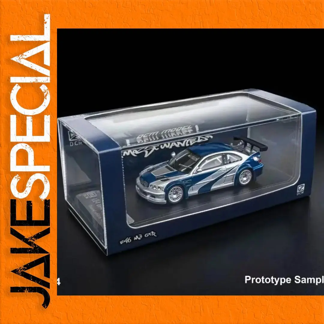 BMW M3 E46 GTR 1:64 Diecast Model Car 1 BMW M3 E46 GTR 1:64 Diecast Model Car