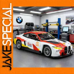 Detailed 1:24 Scale BMW M4 GT3 & Audi R8 Diecast Model