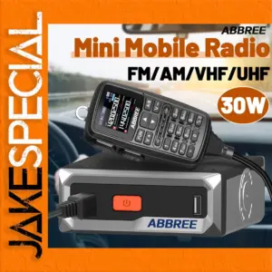 ABBREE AR-7600 Dual-Band Mini Mobile Radio