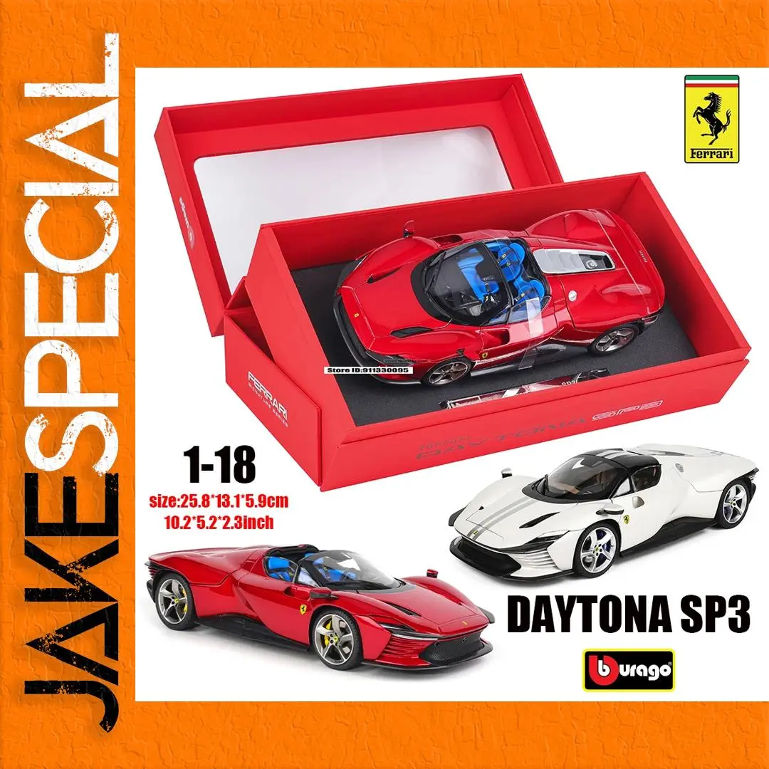 Ferrari Daytona SP3 1:18 Die-Cast Model Vehicle 1 Ferrari Daytona SP3 1:18 Die-Cast Model Vehicle