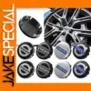 Aluminum Wheel Center Caps 56mm-64mm Set