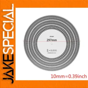 Vinyl Record Turntable Calibration Disc 29.7cm