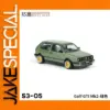 Green Volkswagen Golf GTI Mk2 1:64 Diecast Model