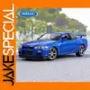 Blue Nissan Skyline GTR R34 Scale Model 1:24
