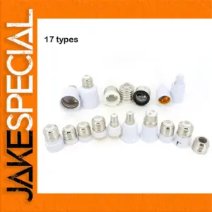 Multi-Socket Bulb Adapter Set for E27, GU10, B22