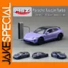 Purple Porsche Taycan Turbo S Diecast Model 1/36 Scale