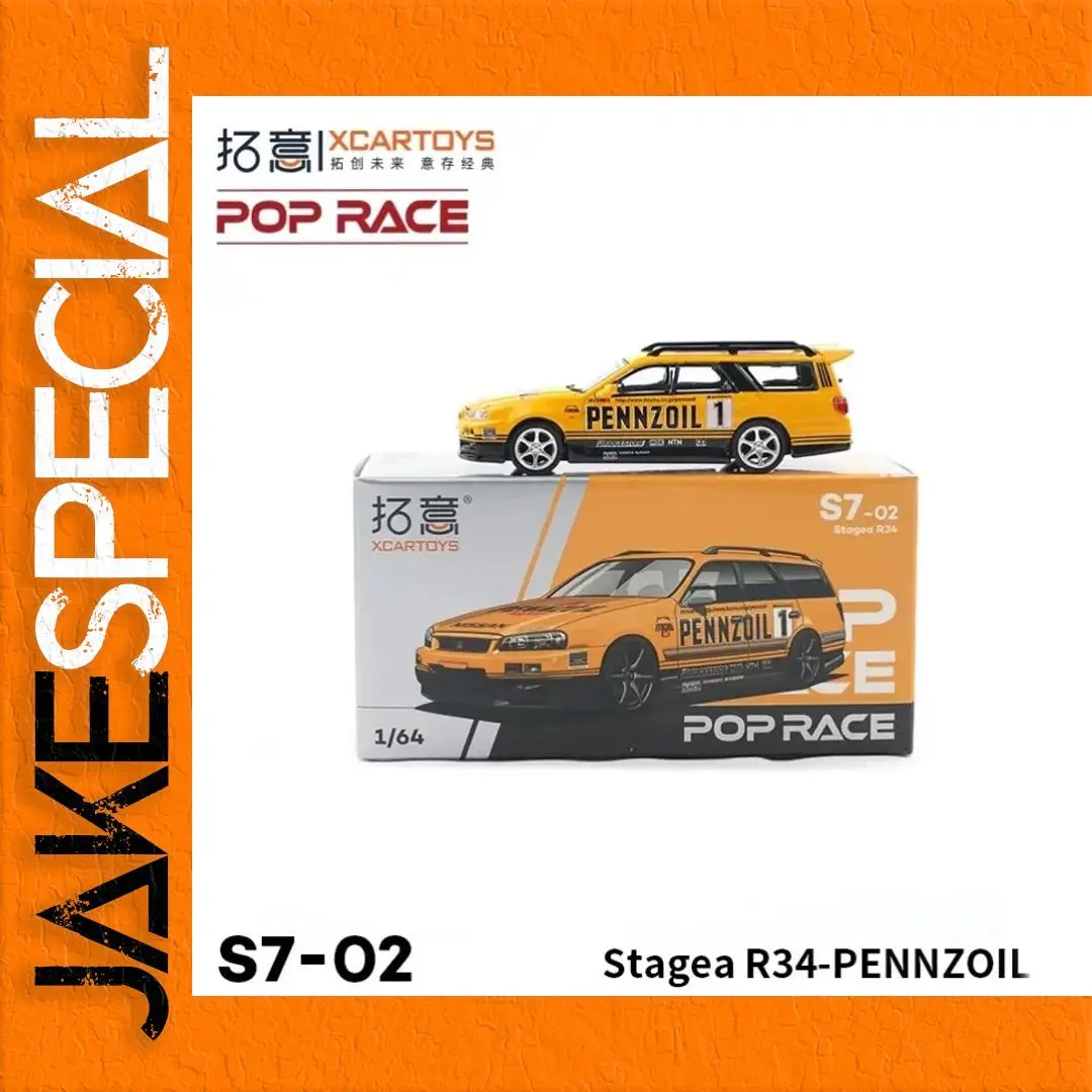 1:64 Scale Poprace Stagea R34 PENNZOLL Model 1 1:64 Scale Poprace Stagea R34 PENNZOLL Model