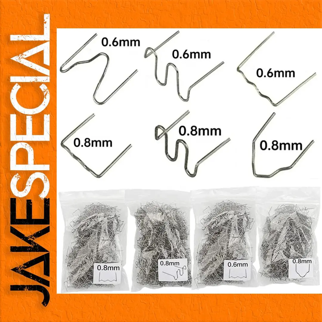 Automotive Plastic Welding Nails Set 0.6/0.8mm 1 Automotive Plastic Welding Nails Set 0.6/0.8mm